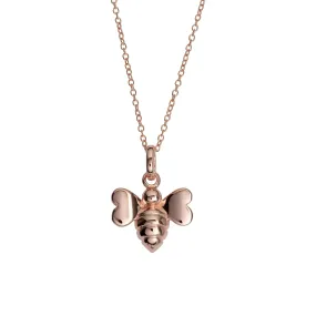 Rose Gold Bumblebee Pendant