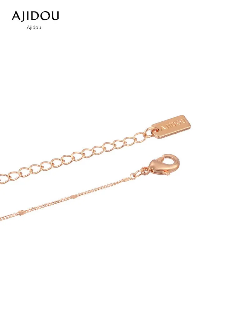 Rose Gold Cold Wind Net Necklace
