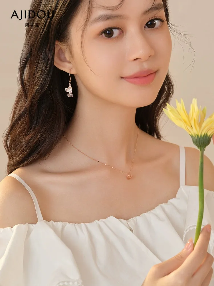 Rose Gold Cold Wind Net Necklace