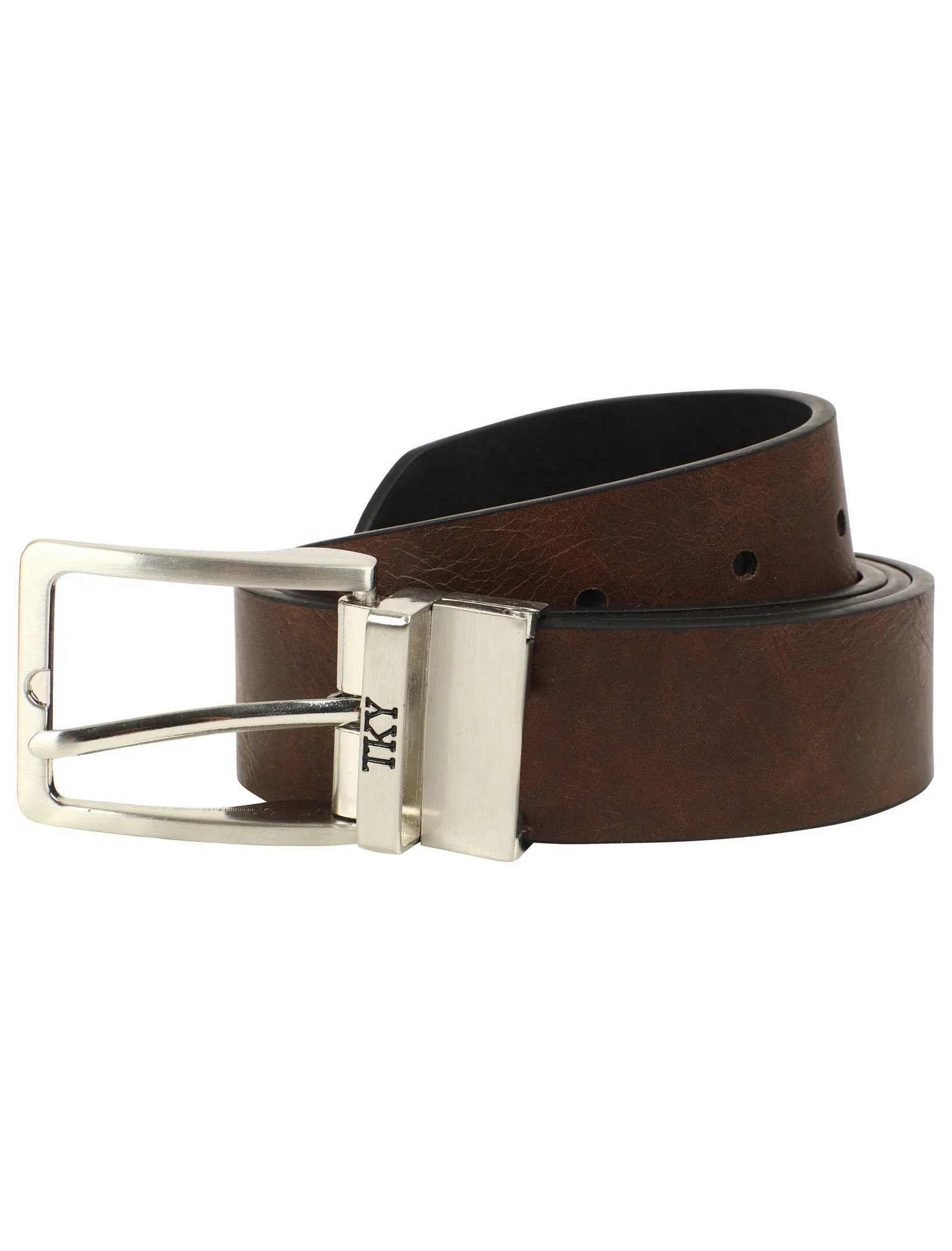Rosso 2 in 1 Reversible Faux Leather Belt In Black / Brown - Tokyo Laundry