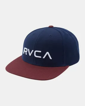 RVCA Twill Snapback II Hat - Navy