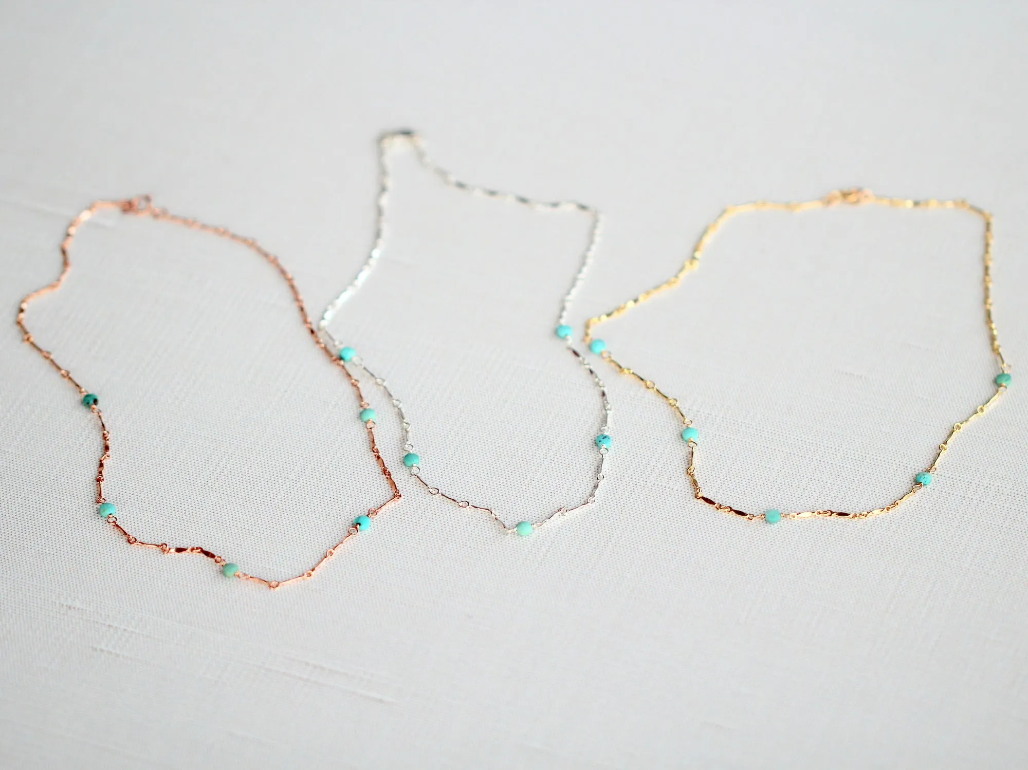 Scalloped Turquoise Choker - As Seen On Home Economics