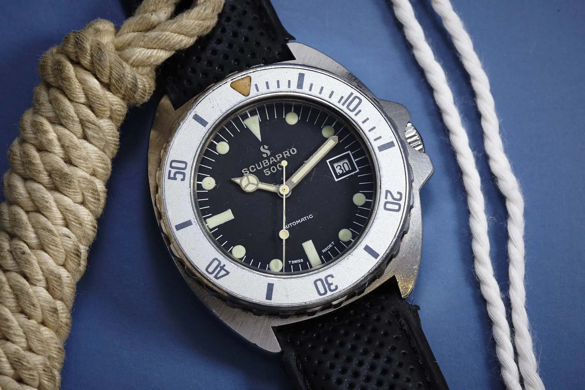 Scubapro 500 Silver Bezel
