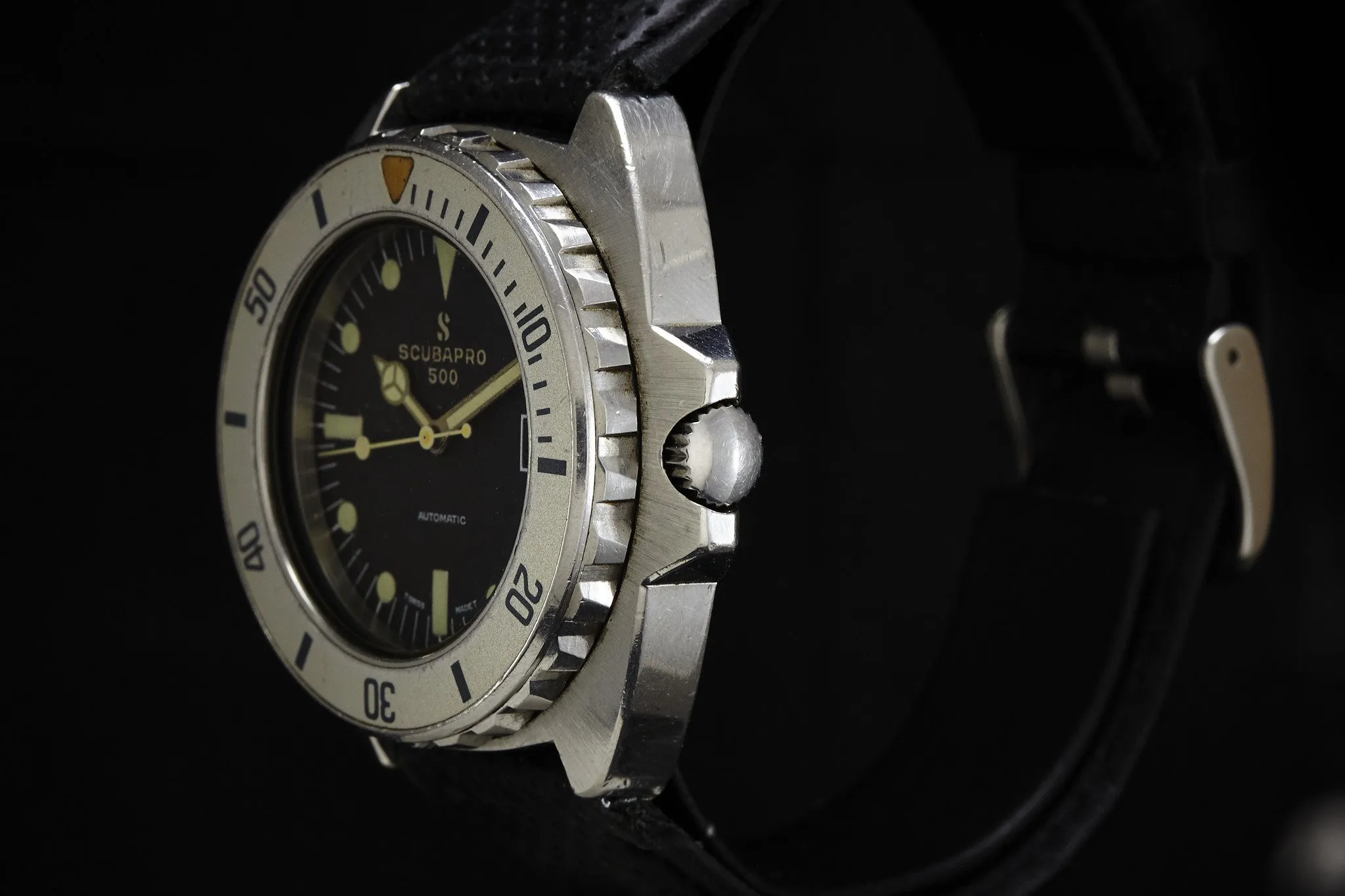 Scubapro 500 Silver Bezel