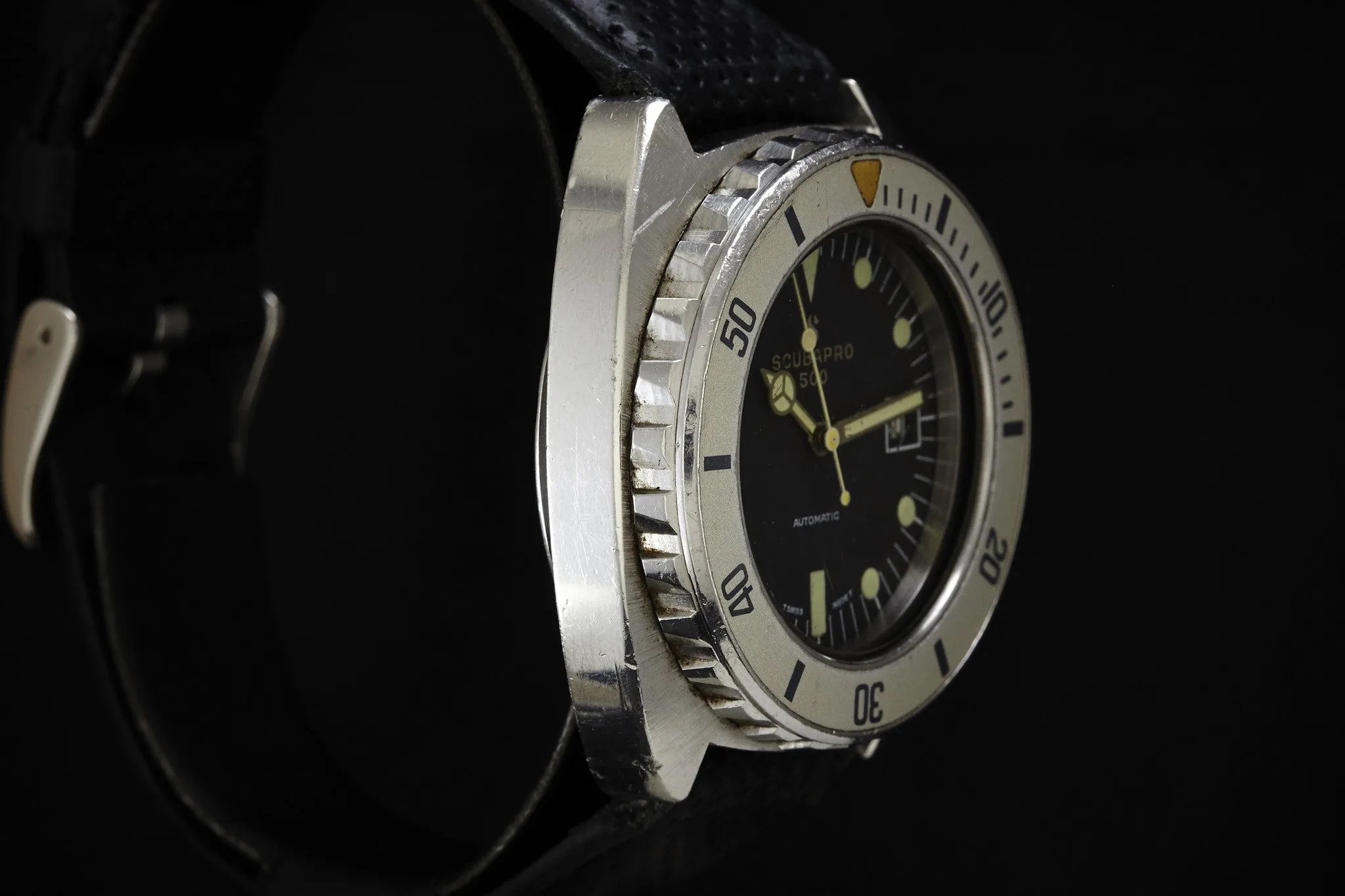 Scubapro 500 Silver Bezel