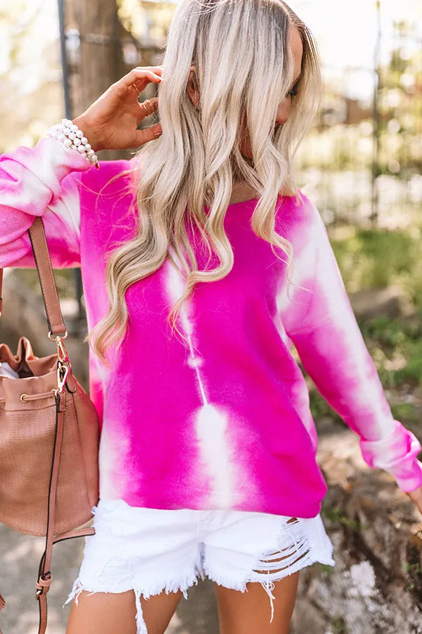Seaside Splurge Tie Dye Sweater