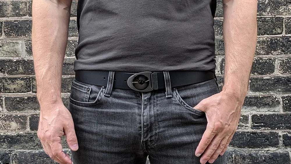 Series 7 Space Dial on Leather Belt