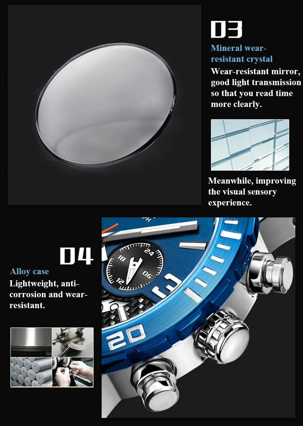 Sidiou Group Men Watch Leather Band  Quartz Movement  Watch Male Watch  Casual Watch