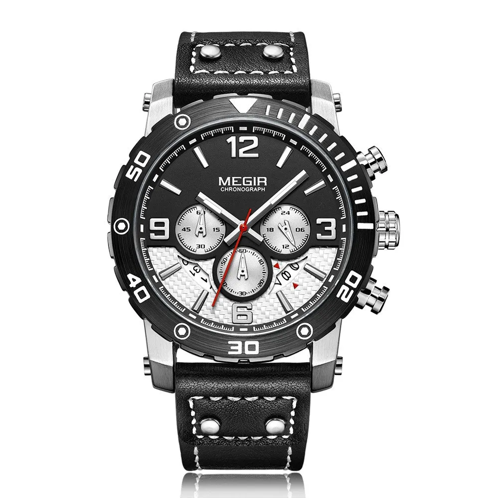 Sidiou Group Men Watch Leather Band  Quartz Movement  Watch Male Watch  Casual Watch