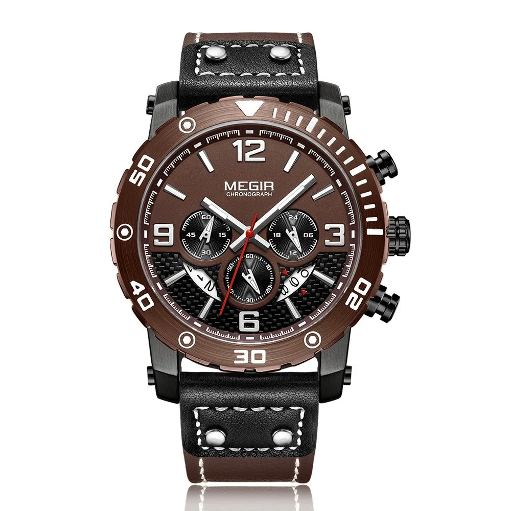 Sidiou Group Men Watch Leather Band  Quartz Movement  Watch Male Watch  Casual Watch