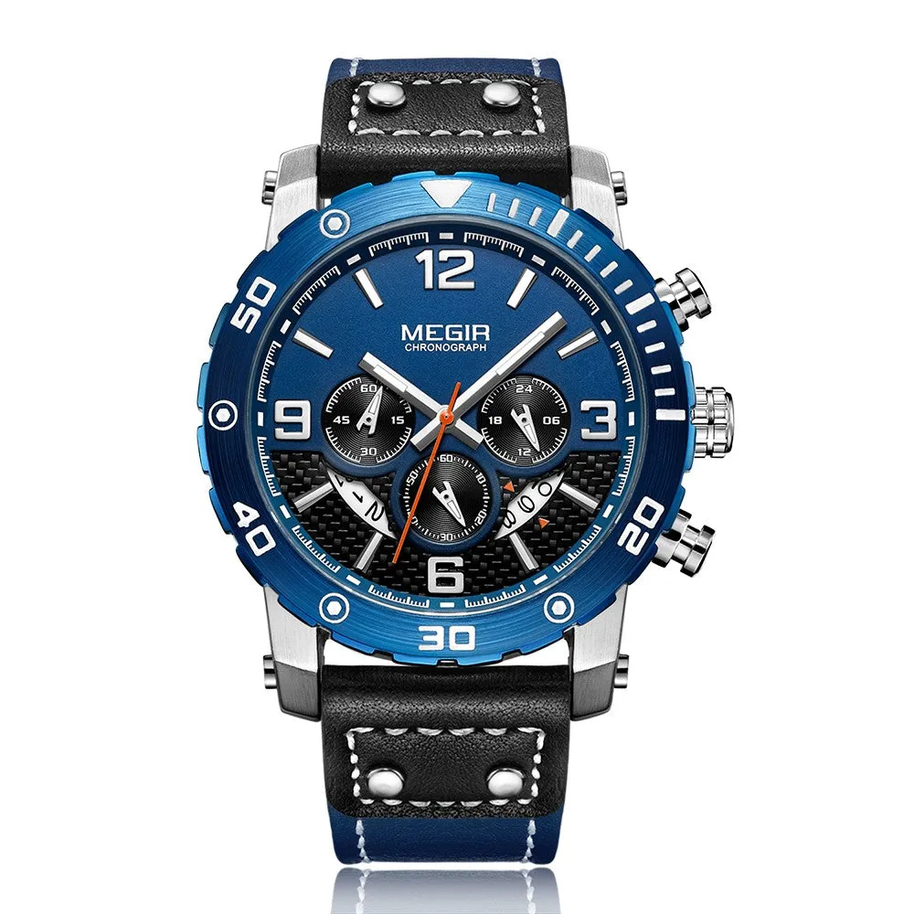 Sidiou Group Men Watch Leather Band  Quartz Movement  Watch Male Watch  Casual Watch