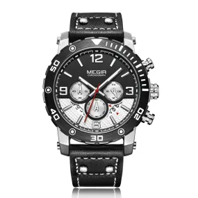 Sidiou Group Men Watch Leather Band  Quartz Movement  Watch Male Watch  Casual Watch