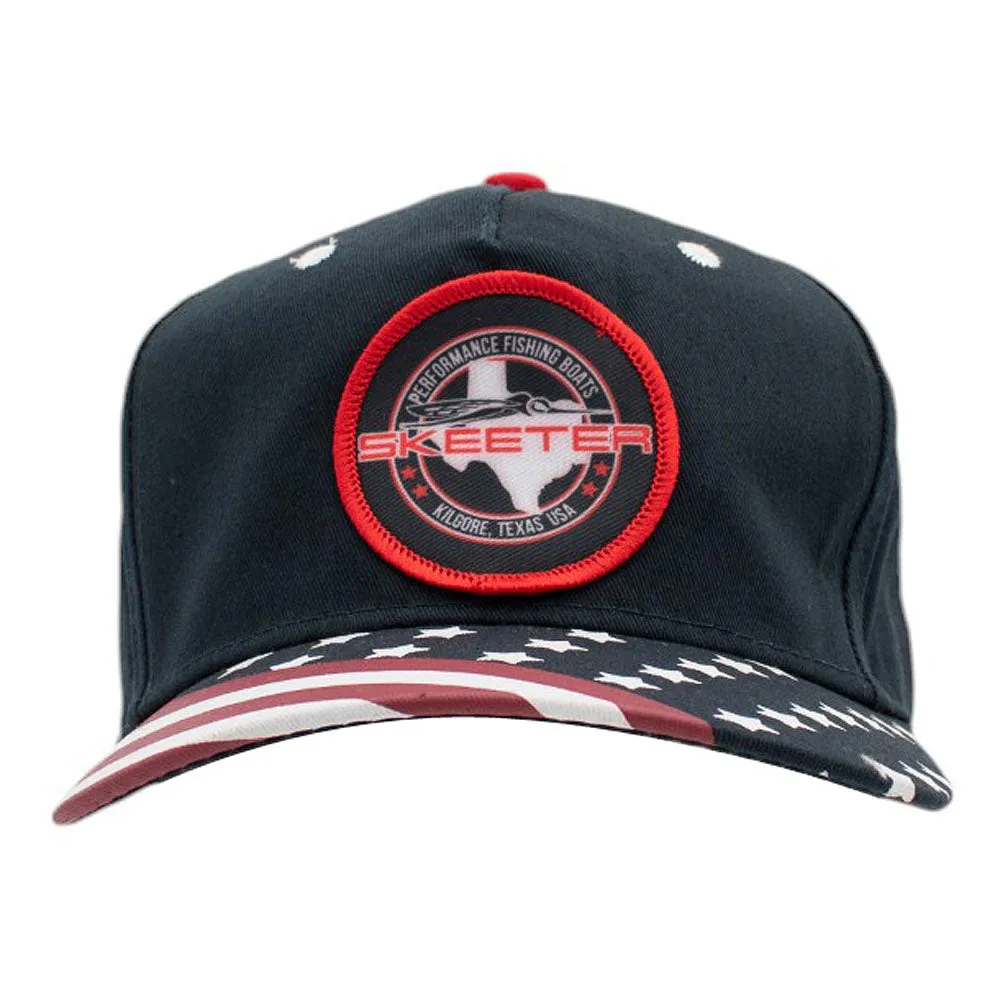 Skeeter Flag Patch Hat - Navy