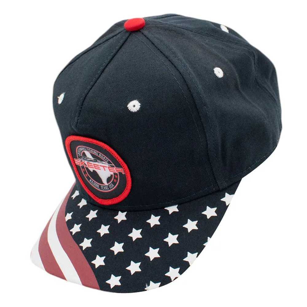 Skeeter Flag Patch Hat - Navy