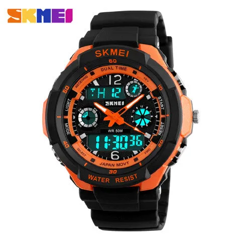 Skmei Brand 0931 Outdoor Dress Military Watch Relogio Digital Analog Quartz Watches Led Waterproof Clock Men Casual Wristwatch