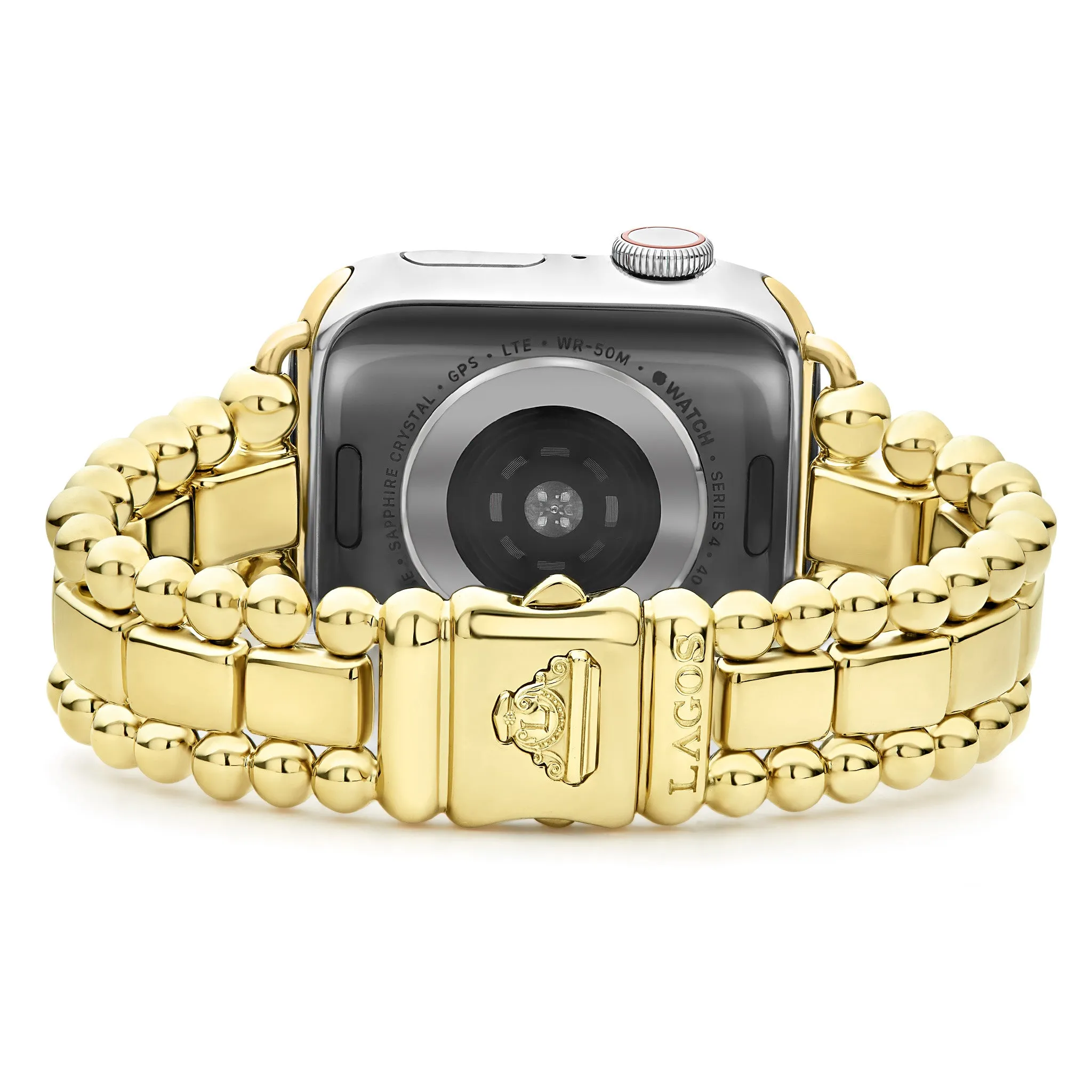 Smart Caviar 18K Gold Half Diamond Watch Bracelet-38-45mm