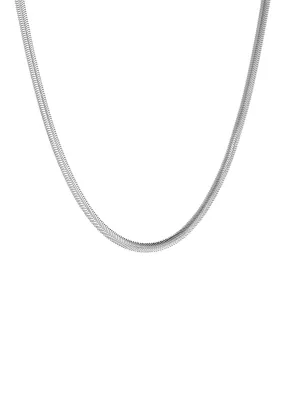 Snake Necklace Silver