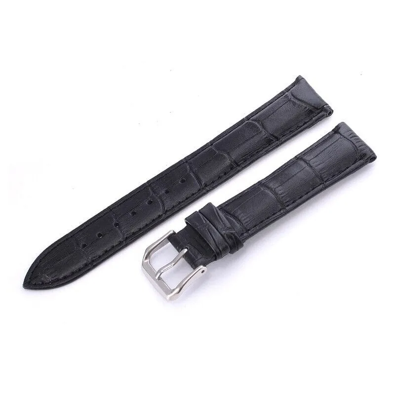 Snakeskin Leather Watch Straps Compatible with the Garmin Forerunner 165