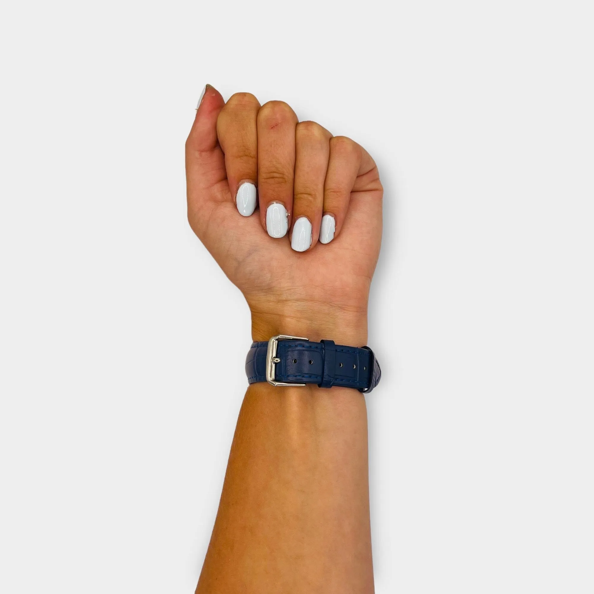 Snakeskin Leather Watch Straps Compatible with the Garmin Forerunner 165