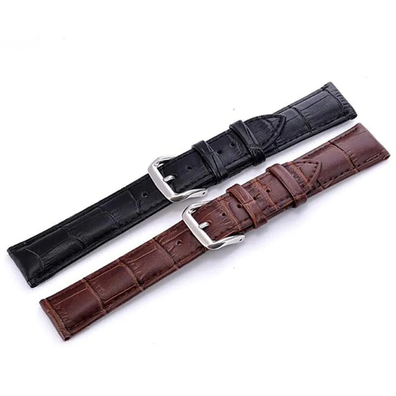 Snakeskin Leather Watch Straps Compatible with the Garmin Forerunner 165