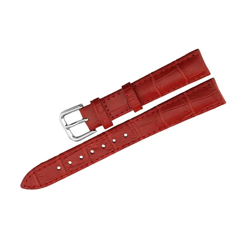 Snakeskin Leather Watch Straps Compatible with the Garmin Forerunner 165