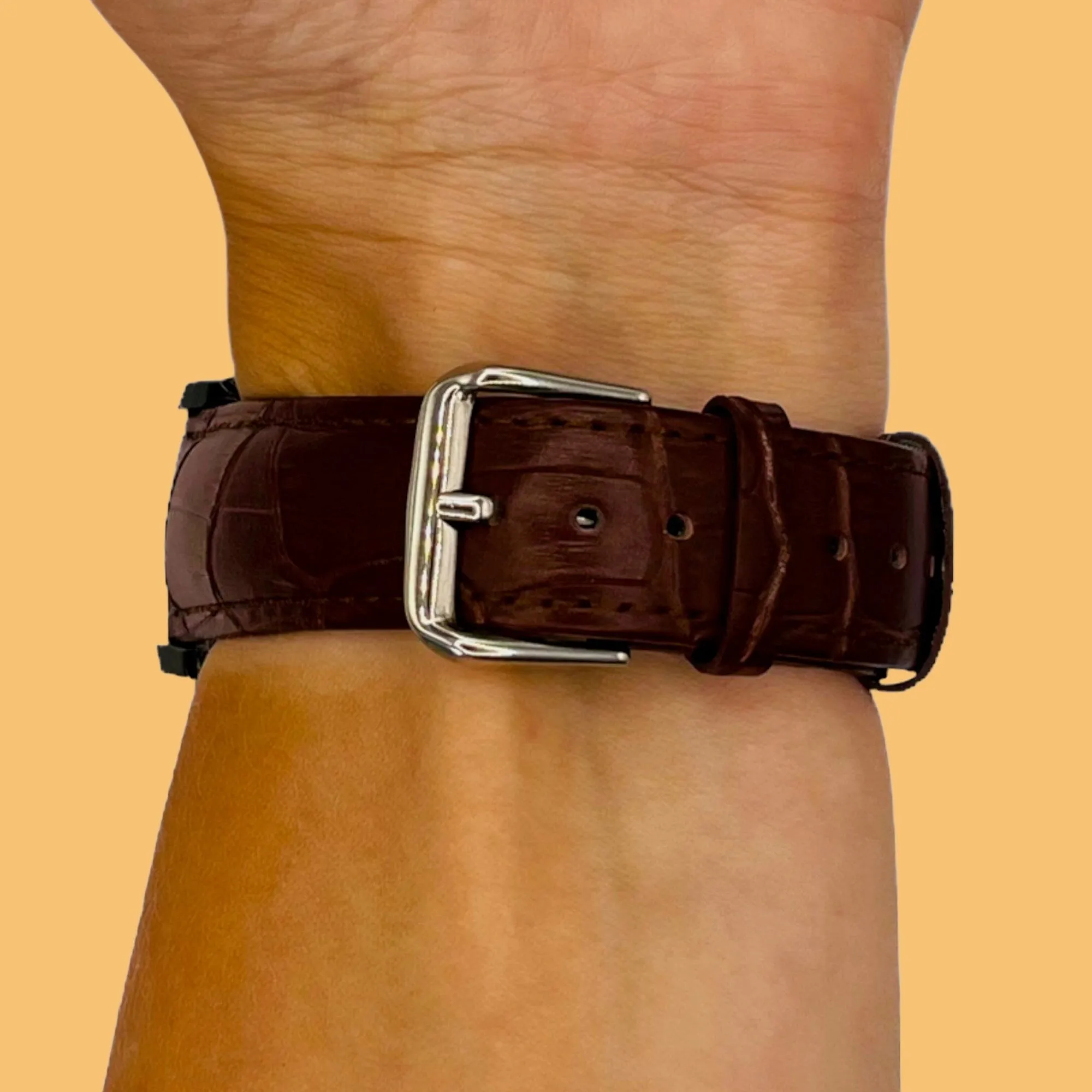 Snakeskin Leather Watch Straps Compatible with the Huawei Watch GT2 46mm