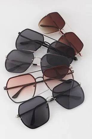 Square Aviator Sunglasses