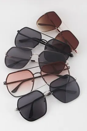 Square Aviator Sunglasses