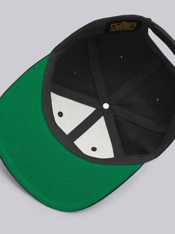 Straight Steezy Snapback Hat (Pink/Black)