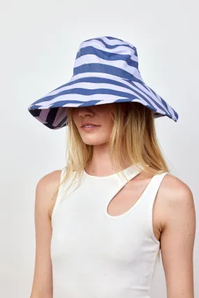 Striped Canvas Sunhat