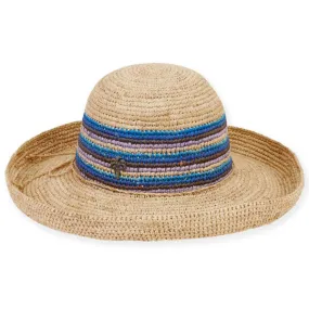 Sun 'N' Sand - Perla Crocheted Up-Brim Hat