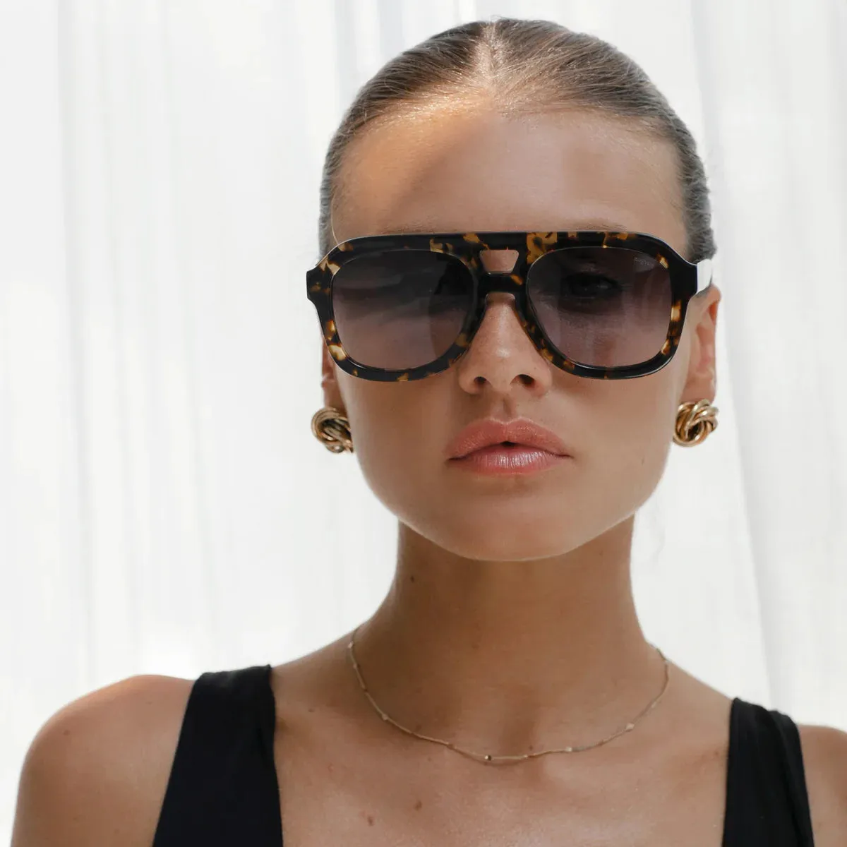 Sunglasses- Voyager Yellow Tortoise (142-3)