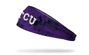 TCU: Grunge Purple Headband