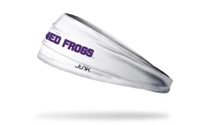 TCU: Horned Frogs White Headband