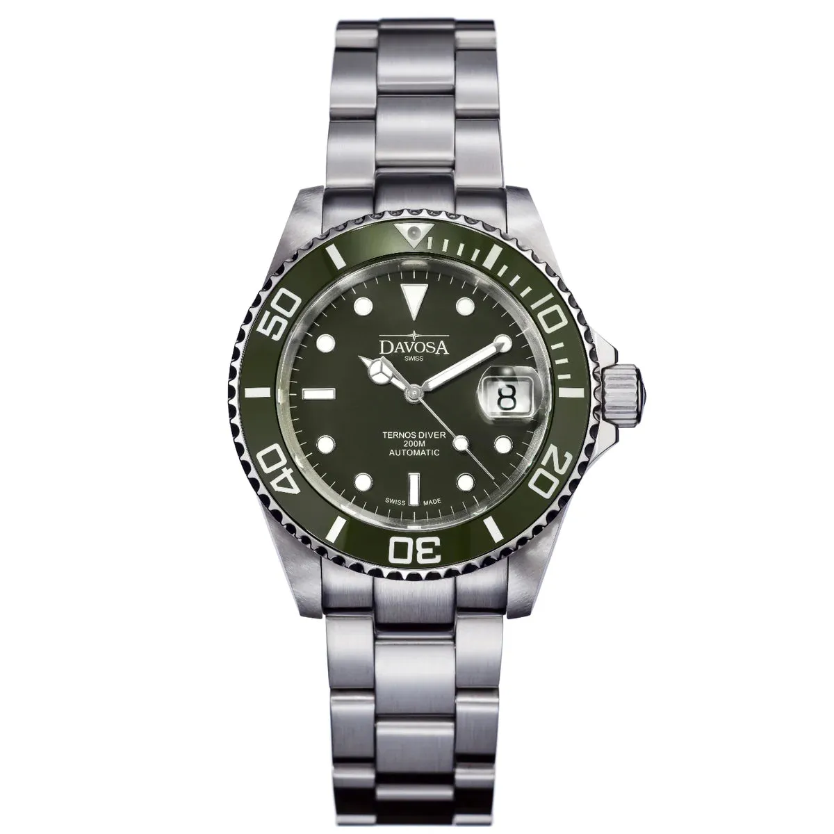 Ternos Ceramic Automatic 200m Green Diving Watch 16155570