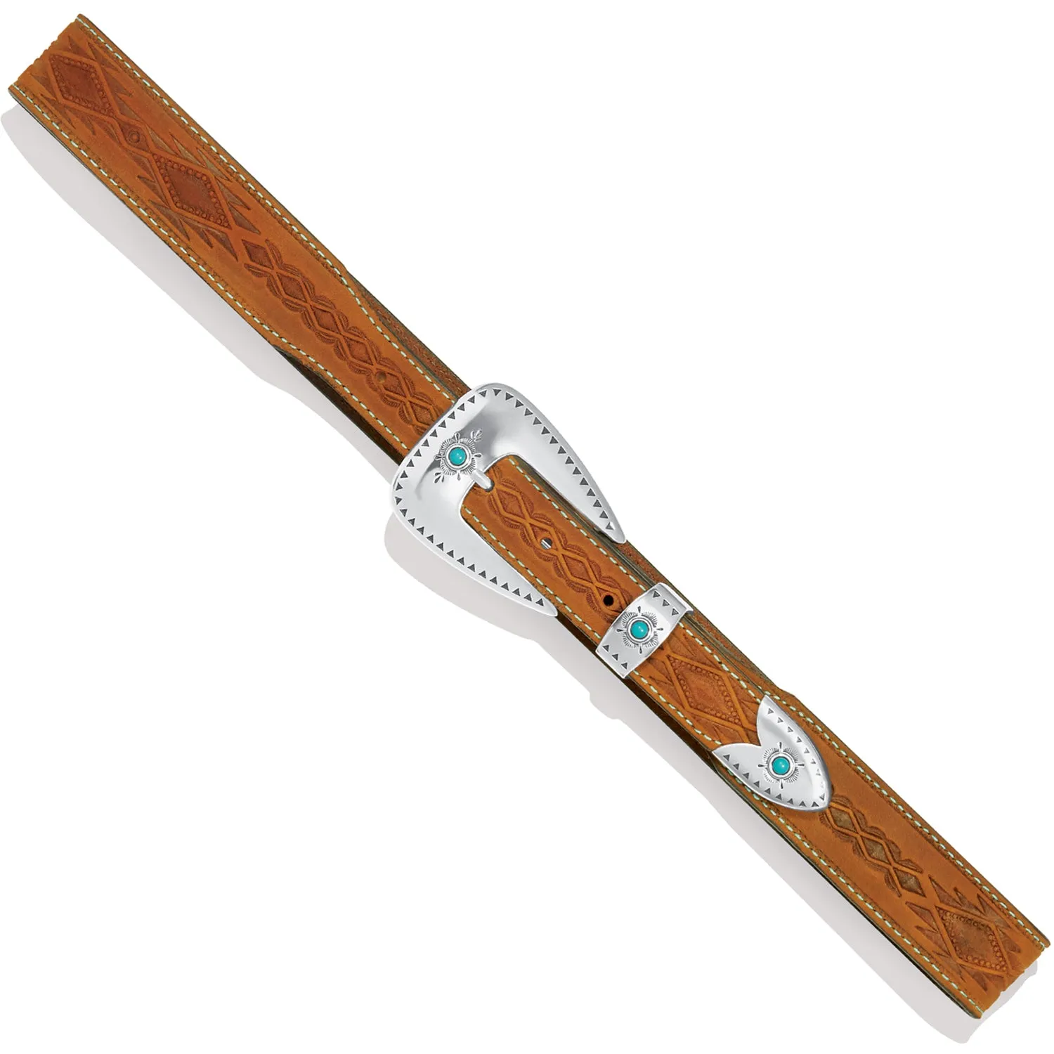 Tony Lama Ladies Dakota Brown Leather Belt C51299