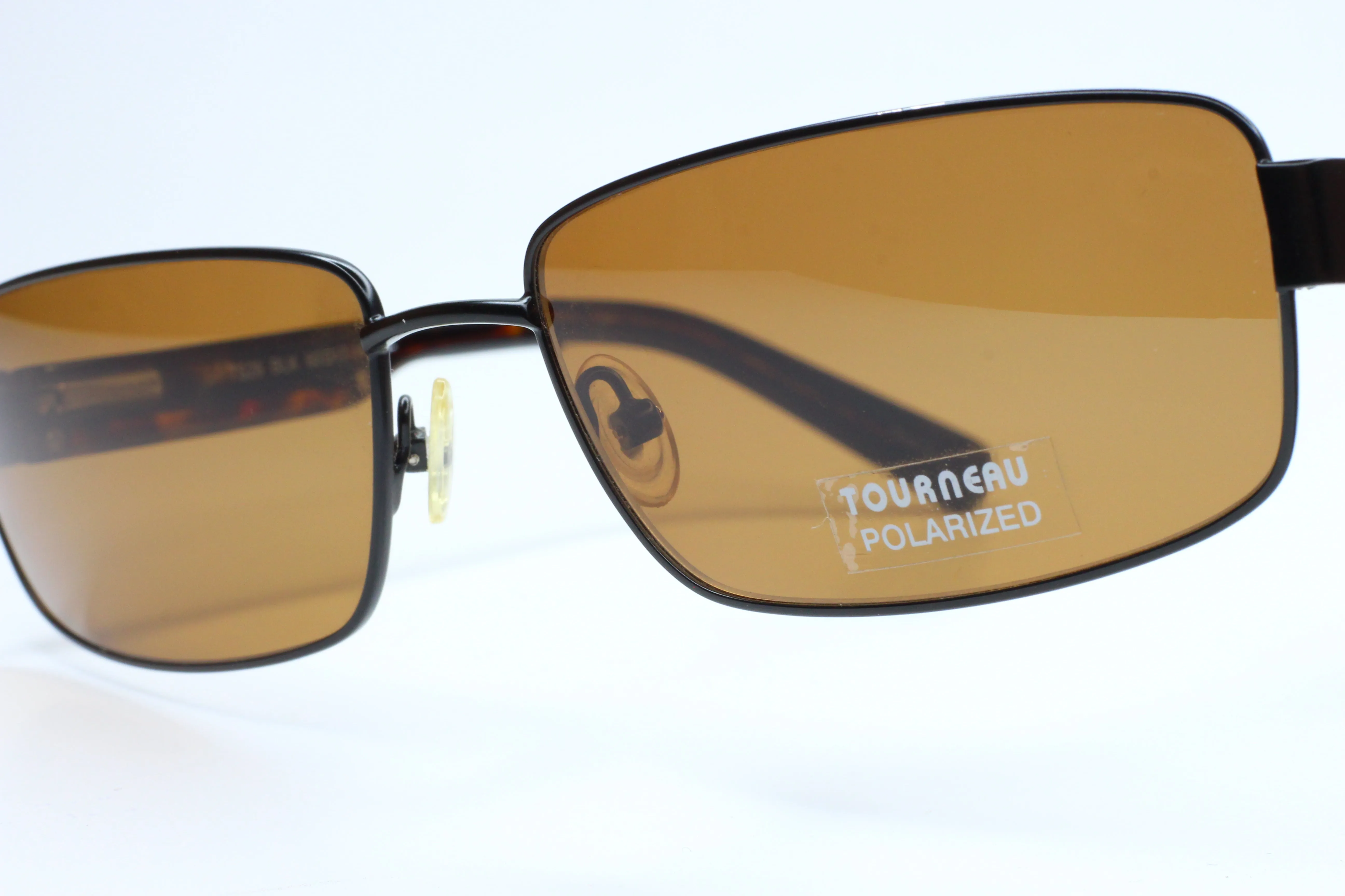 Tourneau TS26 Black Tortoise Polarized Lens Designer Sunglasses -Ma
