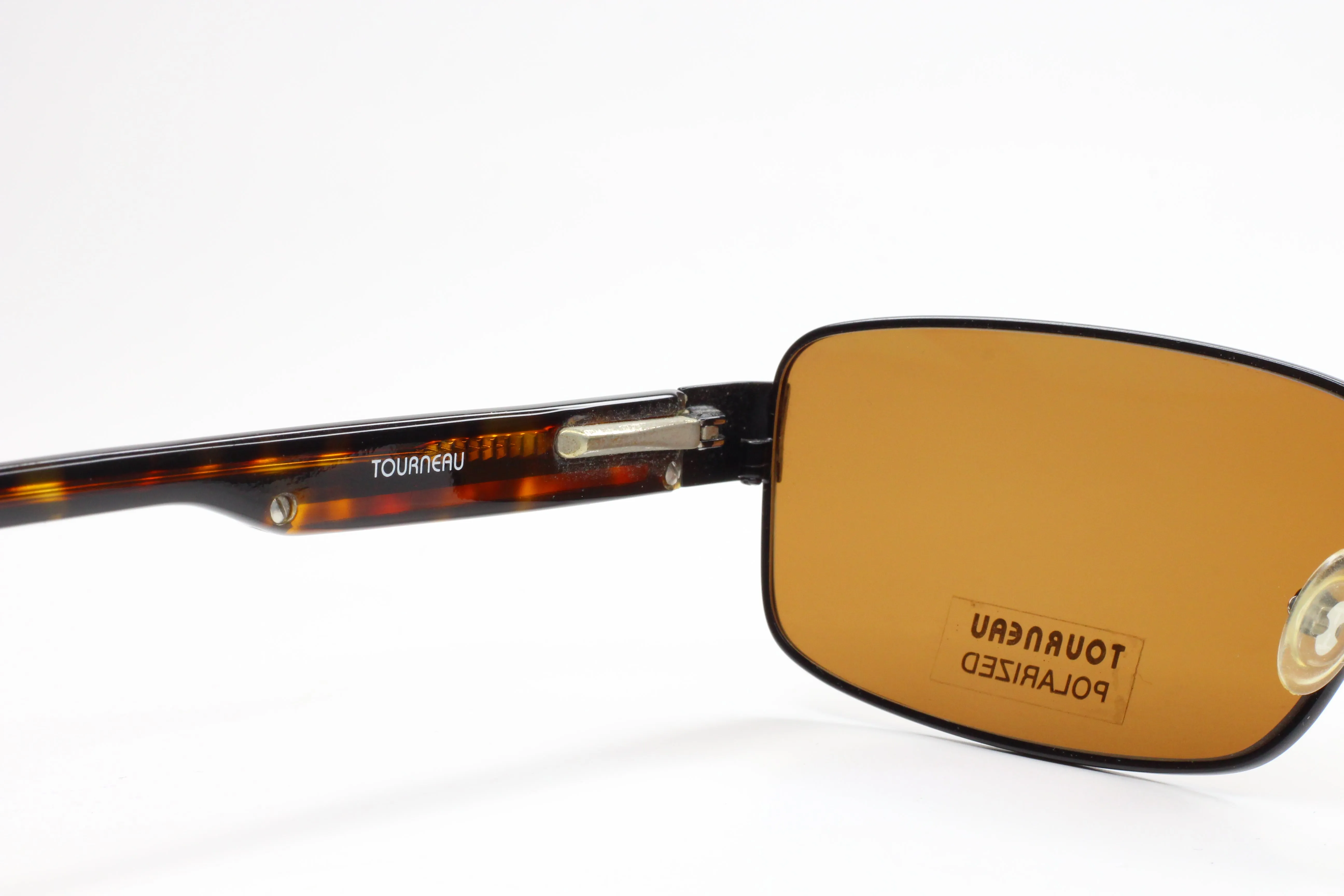 Tourneau TS26 Black Tortoise Polarized Lens Designer Sunglasses -Ma