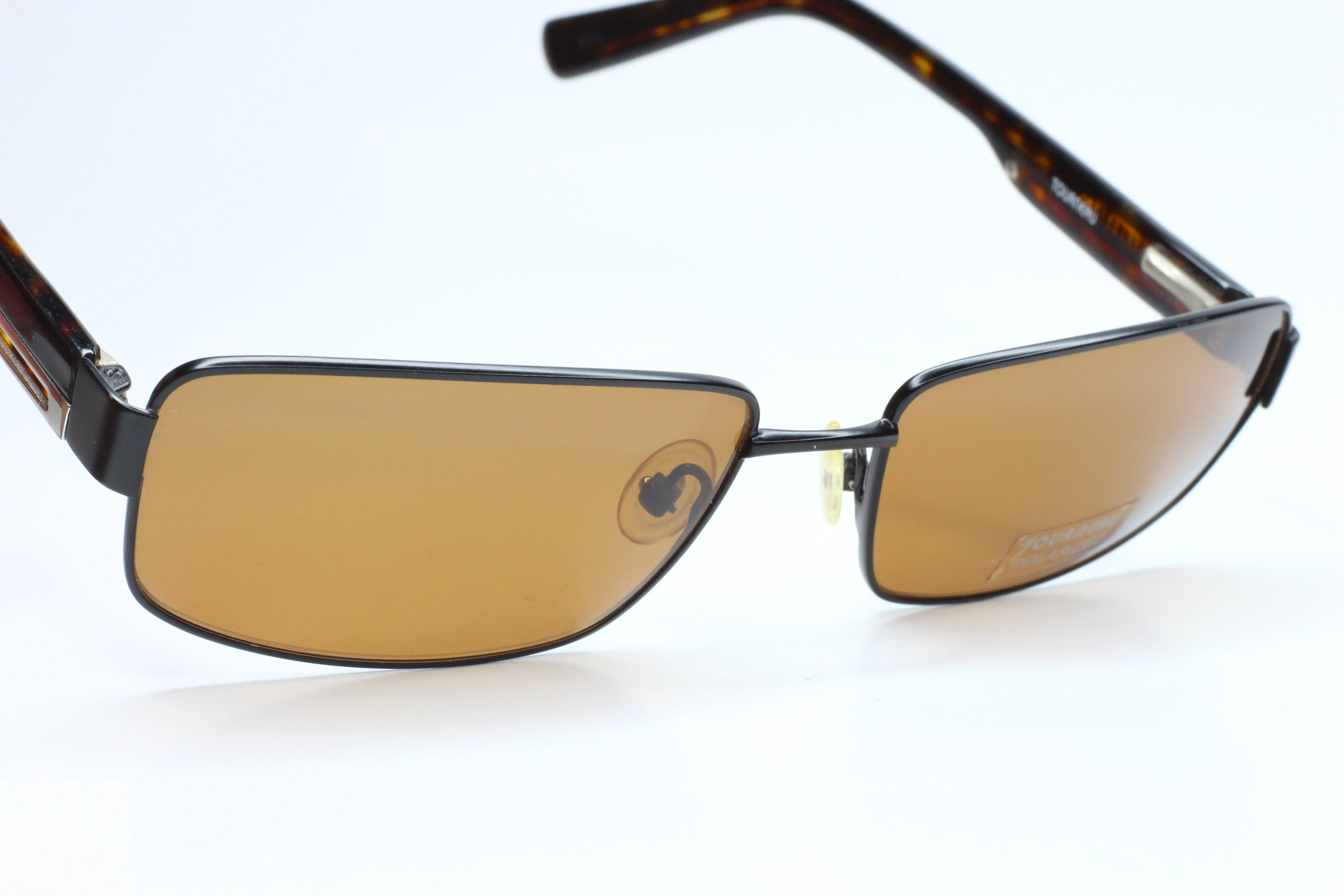 Tourneau TS26 Black Tortoise Polarized Lens Designer Sunglasses -Ma