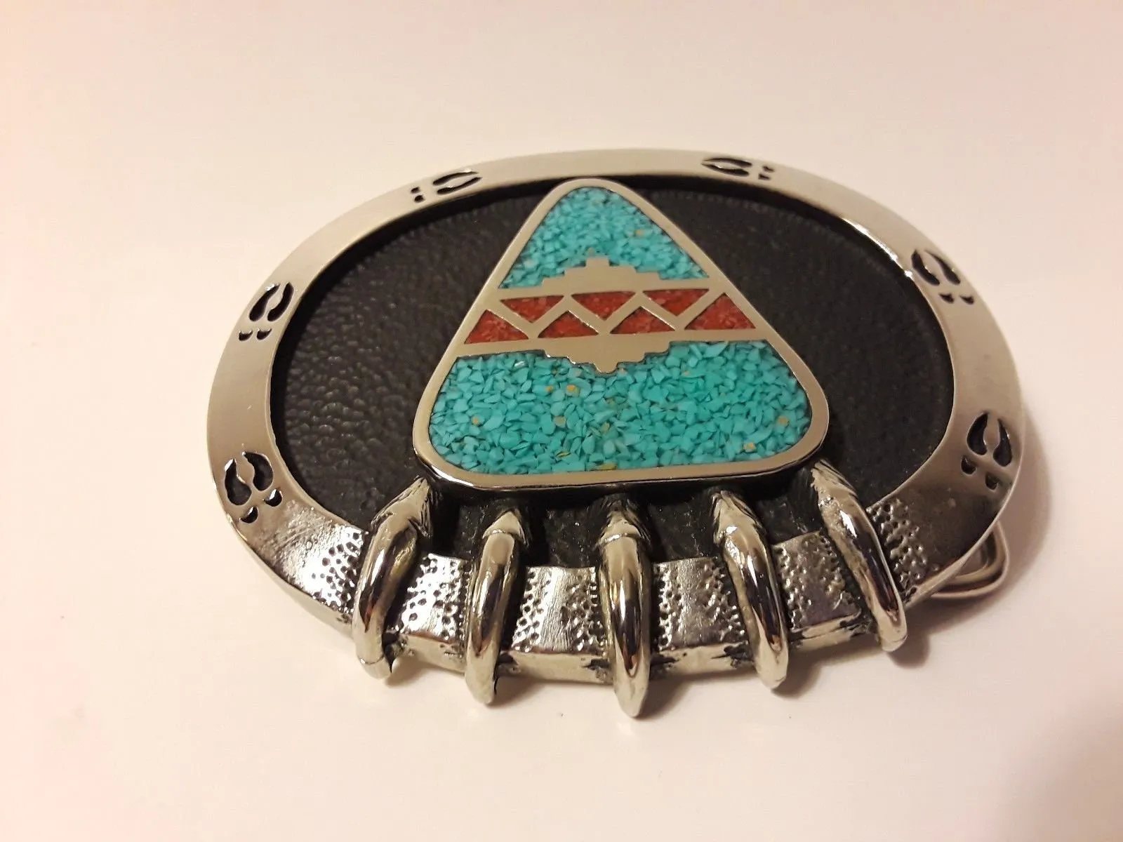 Turquoise Bear Claw Buckle