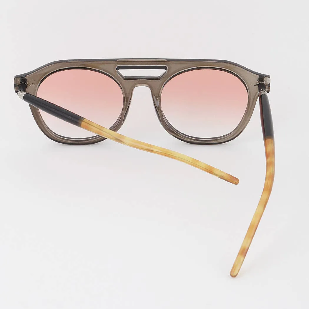 Two Toned Double Beam Sunglasses