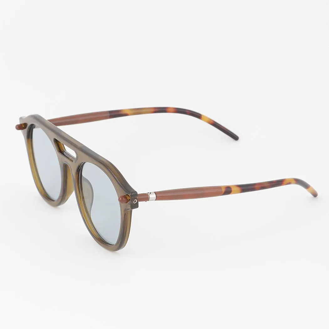 Two Toned Double Beam Sunglasses