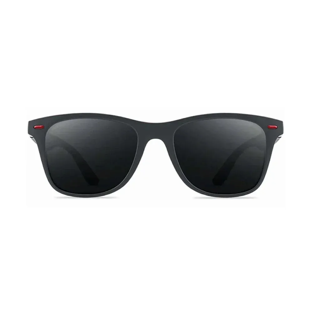 Unisex Retro Square UV400 Polarized Sunglasses