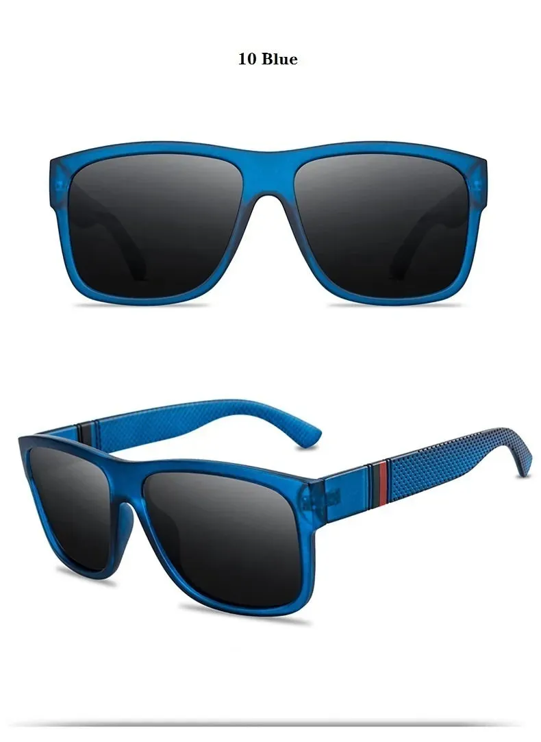 Unisex Square Polaroid Sunglasses Vintage Retro Style for Women Men