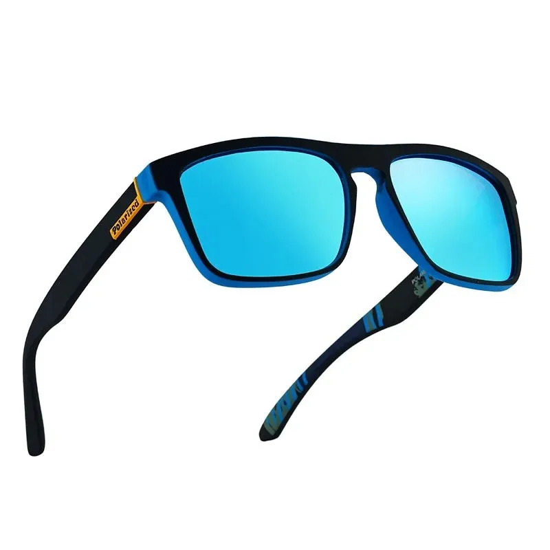 Unisex Square Polaroid Sunglasses Vintage Retro Style for Women Men