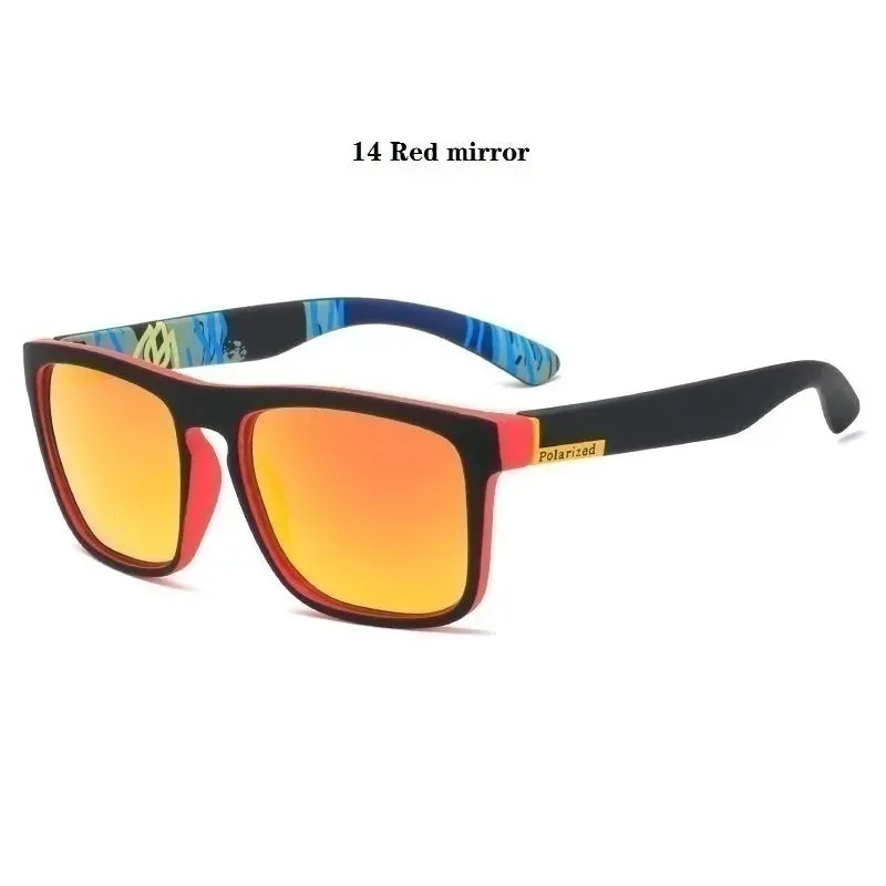 Unisex Square Polaroid Sunglasses Vintage Retro Style for Women Men