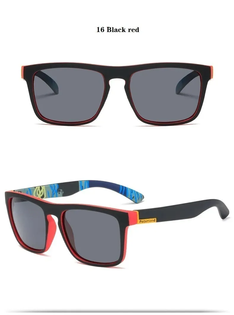 Unisex Square Polaroid Sunglasses Vintage Retro Style for Women Men