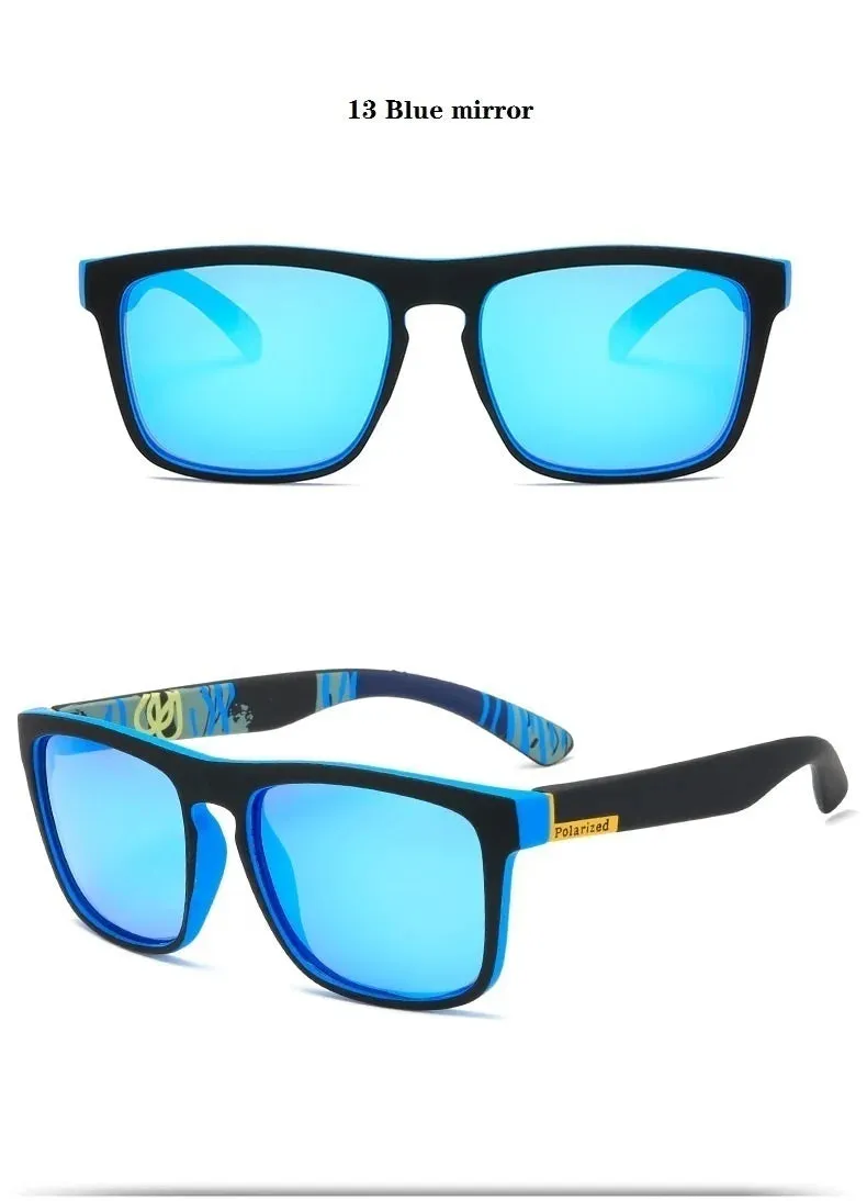 Unisex Square Polaroid Sunglasses Vintage Retro Style for Women Men