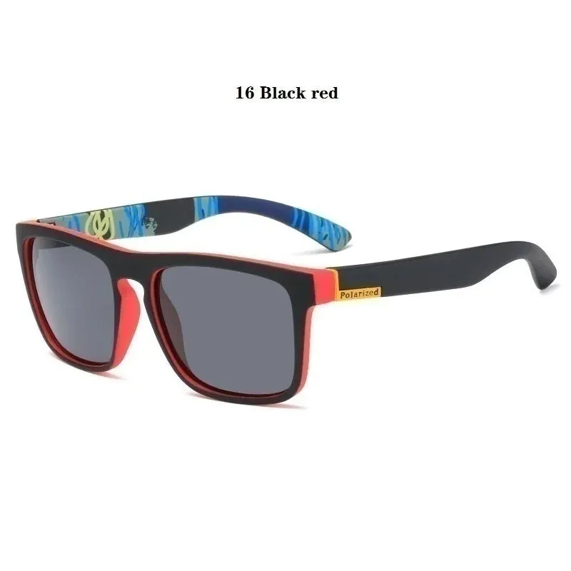 Unisex Square Polaroid Sunglasses Vintage Retro Style for Women Men