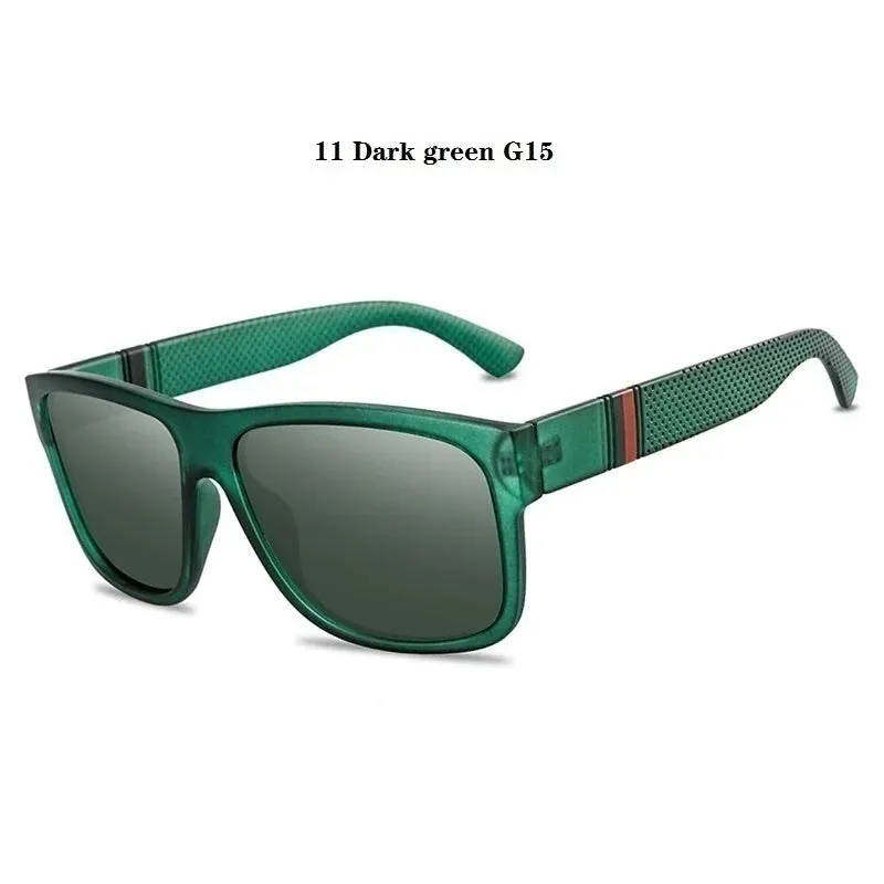 Unisex Square Polaroid Sunglasses Vintage Retro Style for Women Men